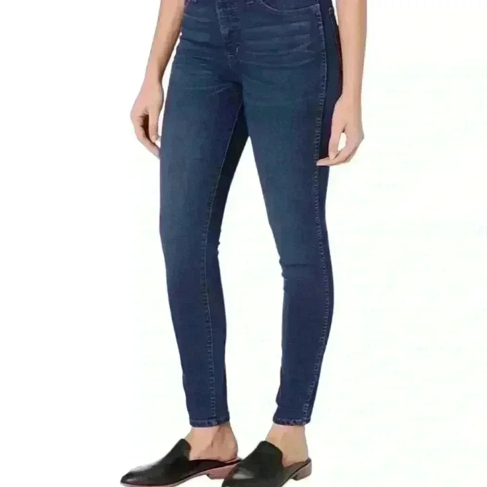 Madewell High Riser Skinny Dark Blue Jean Size 24